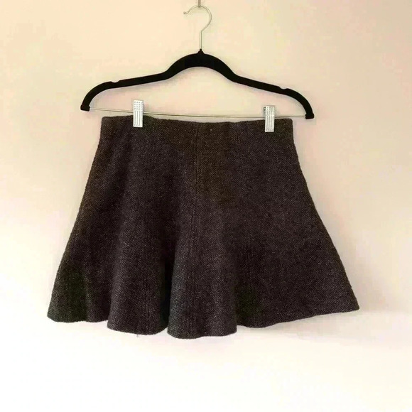 Loft Women's Gray Mini Skirt Petite Small - Picture 4 of 8